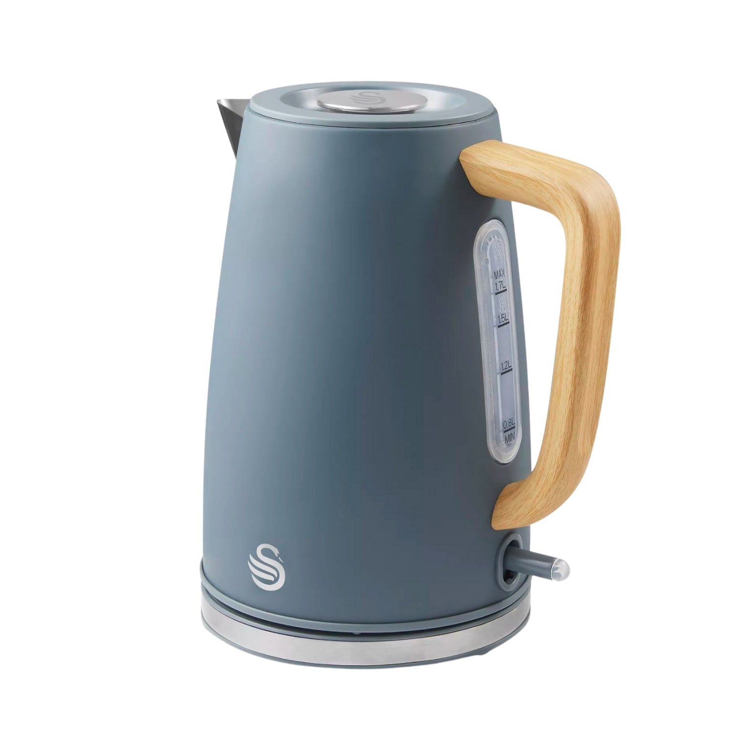 Swan Fjord 1.7L Grey Matt Stainless 3000W Jug Kettle