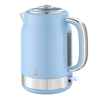 Swan Retro Cordless Electric Kettle 1.7L Blue