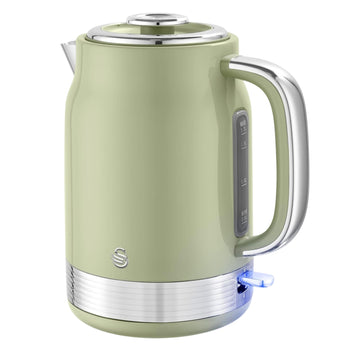 Swan Retro Cordless Electric Kettle 1.7L Green