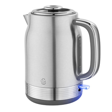 Swan Retro Cordless Electric Kettle 1.7L Stainless Steel