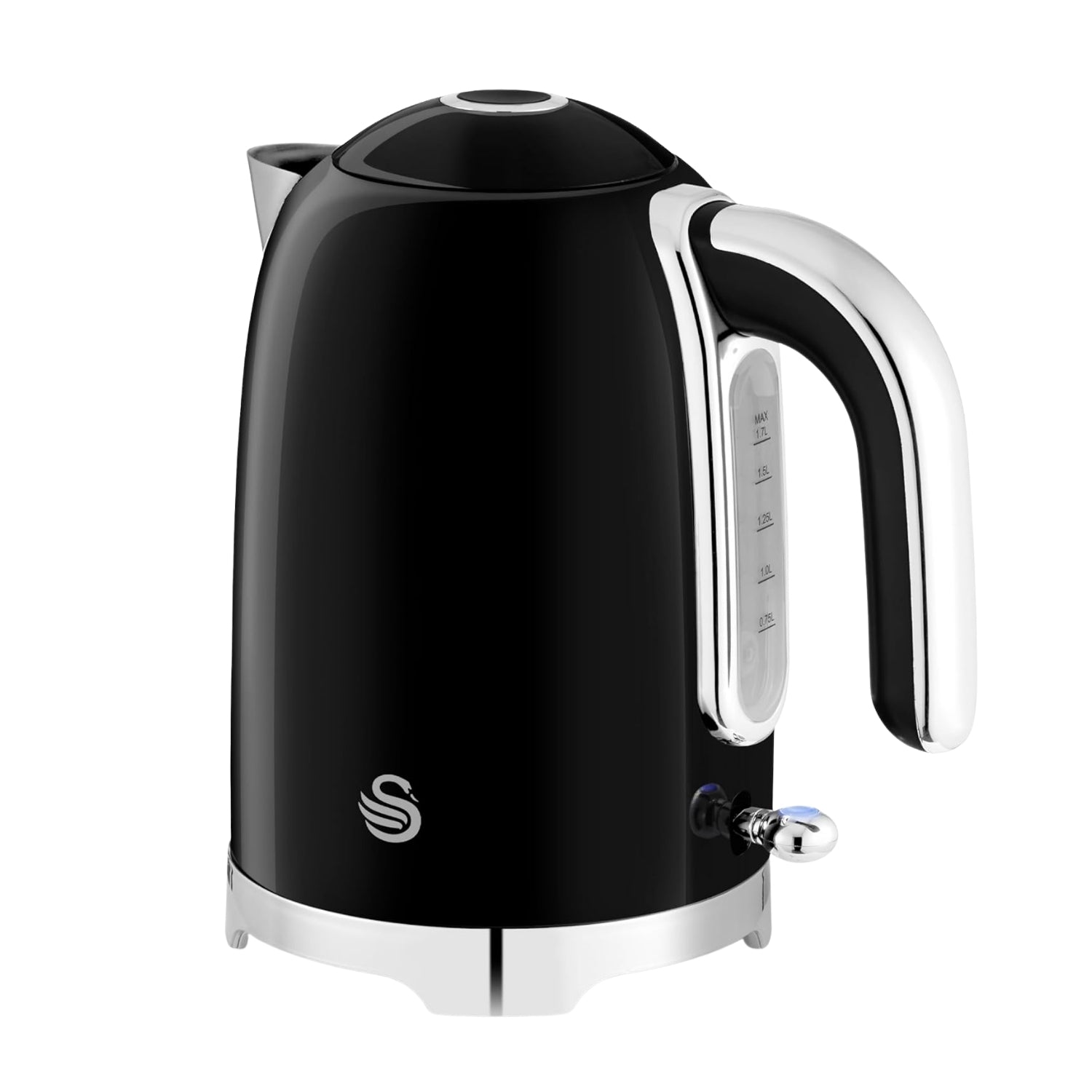Swan Solace 3000W 1.7L Stainless Steel Jug Black