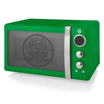 Swan Celtic Football Club Green 20L Retro Microwave