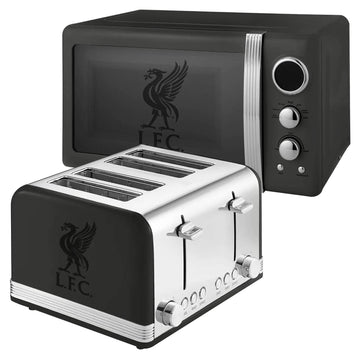 Swan Official Liverpool FC Black 20L Microwave& 4 Slice Toaster