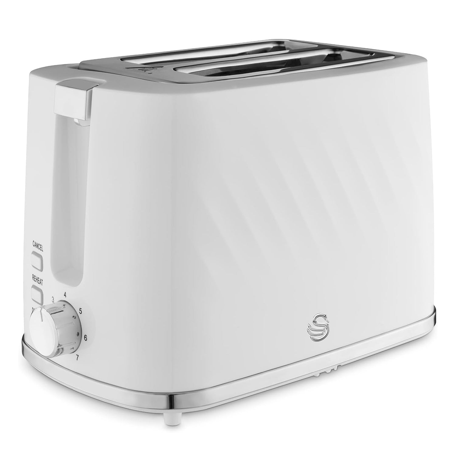Swan Windsor 900W White 2-Slice Toaster