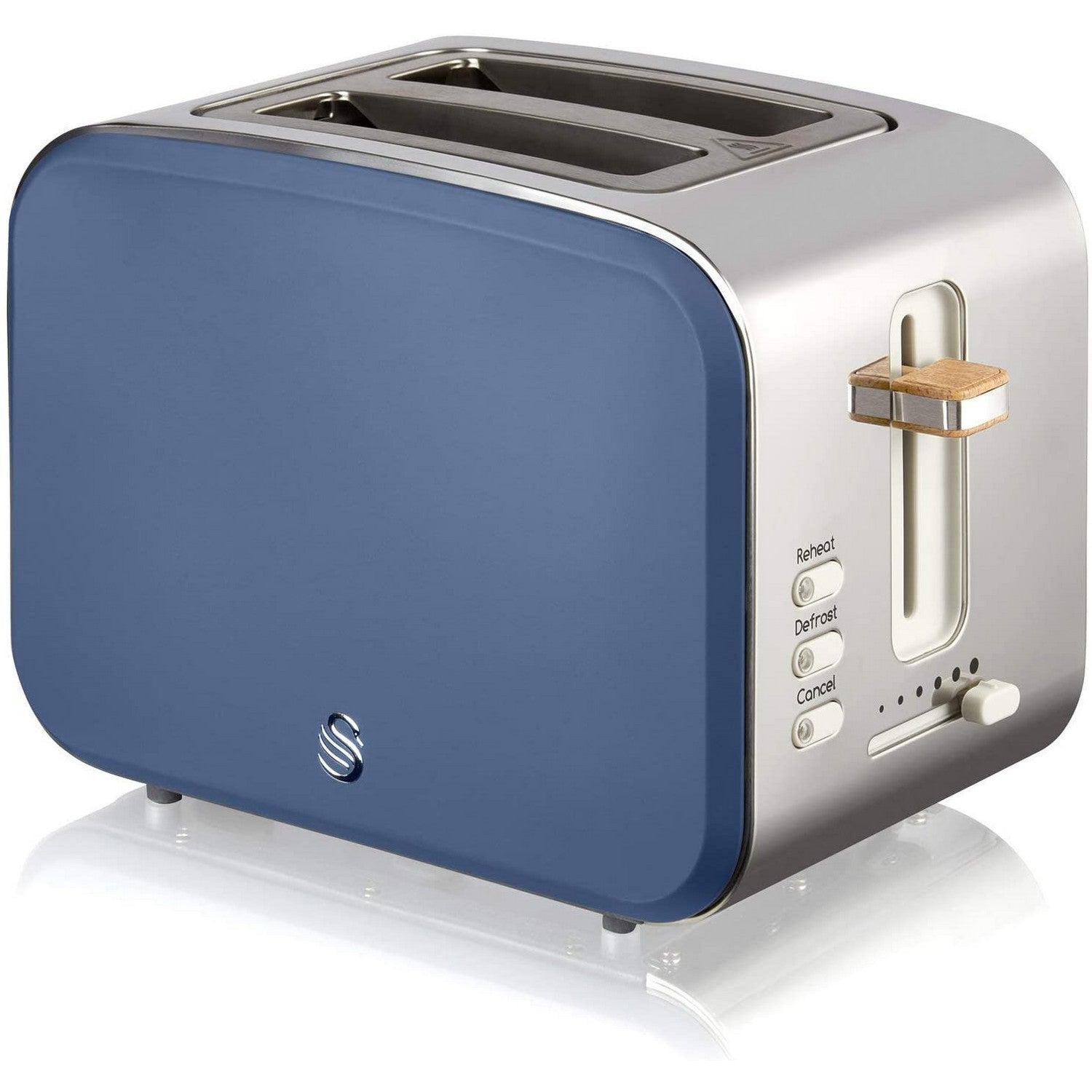 Swan Nordic Style 2 Slice 900W Blue Toaster
