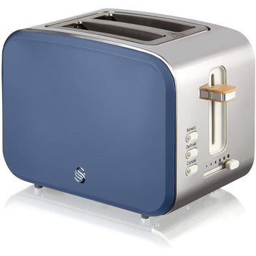 Swan Nordic Style 2 Slice 900W Blue Toaster