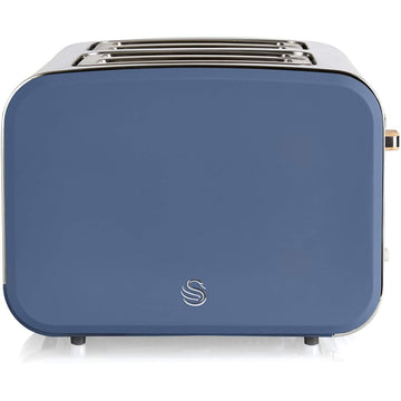Swan Nordic Style 4 Slice 1500W Blue Toaster