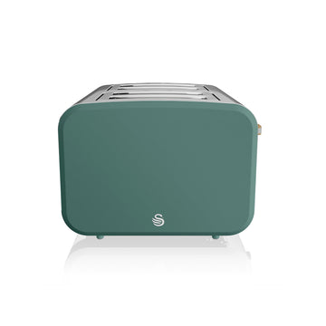 Swan 4 Slice Green Nordic Style Toaster