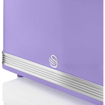 Swan Retro 2 Slice 815W Purple Toaster