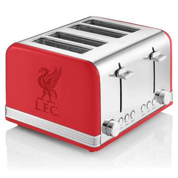 Swan Liverpool Football Club Red 4 Slice Retro Toaster