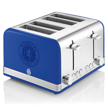 Swan Rangers Football Club Blue 4 Slice Retro Toaster