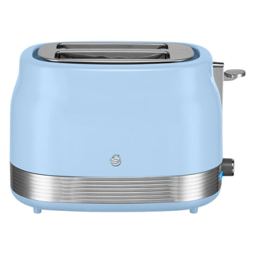 Swan Retro 2-Slice 930W Toaster Blue
