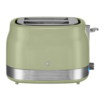 Swan Retro 2-Slice 930W Toaster Green