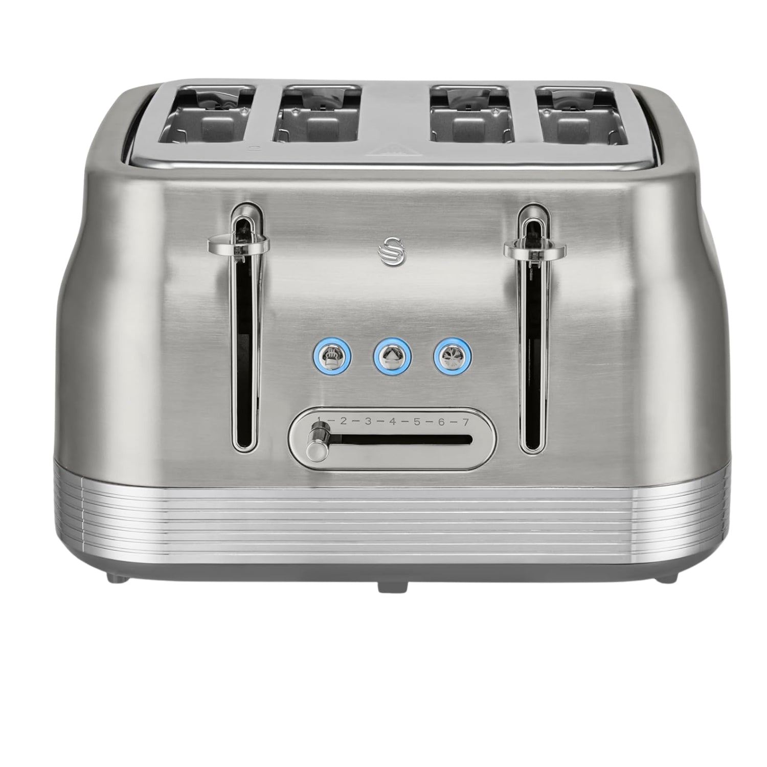 Swan Retro 4-Slice Toaster Stainless Steel