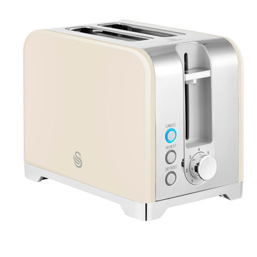 930W Cream Swan Solace 2-Slice Toaster