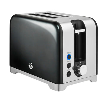 930W Graphite Swan Solace 2-Slice Toaster
