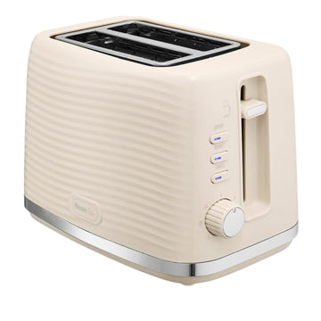 Swan Wave Cream 2-Slice Toaster