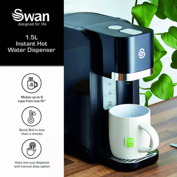Swan  1.5L Stainless Steel Instant Hot Water Dispenser