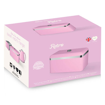 Swan Retro Pink Bread Bin Canister