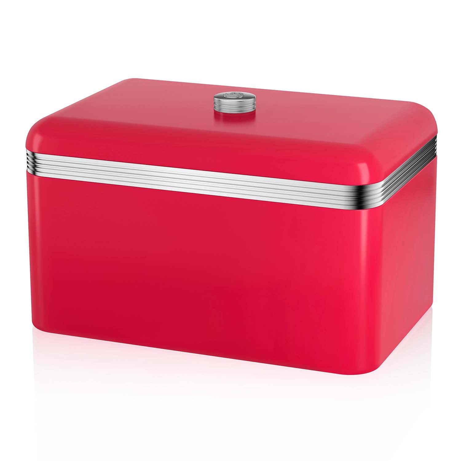 Swan Retro Red Bread Bin Canister