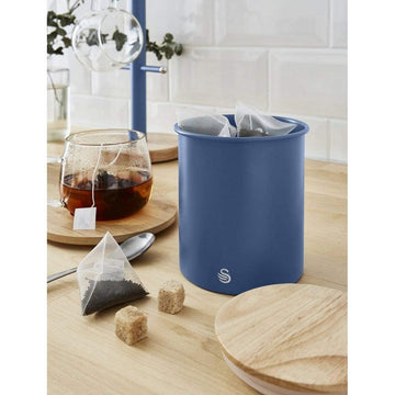 3Pcs Swan Blue Carbon Steel Canisters