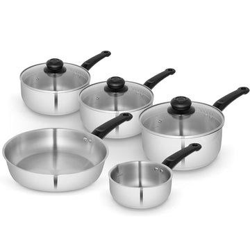 5Pcs Townhouse Swan Cookware Set