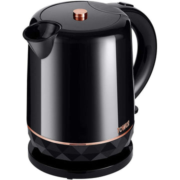 Tower 1.5 L 2200W Black Rose Gold Electric Kettle