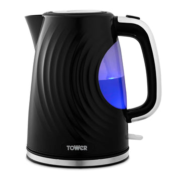 Tower Sonar 3000W 1.7L Black Electric Cordless Textured Kettle