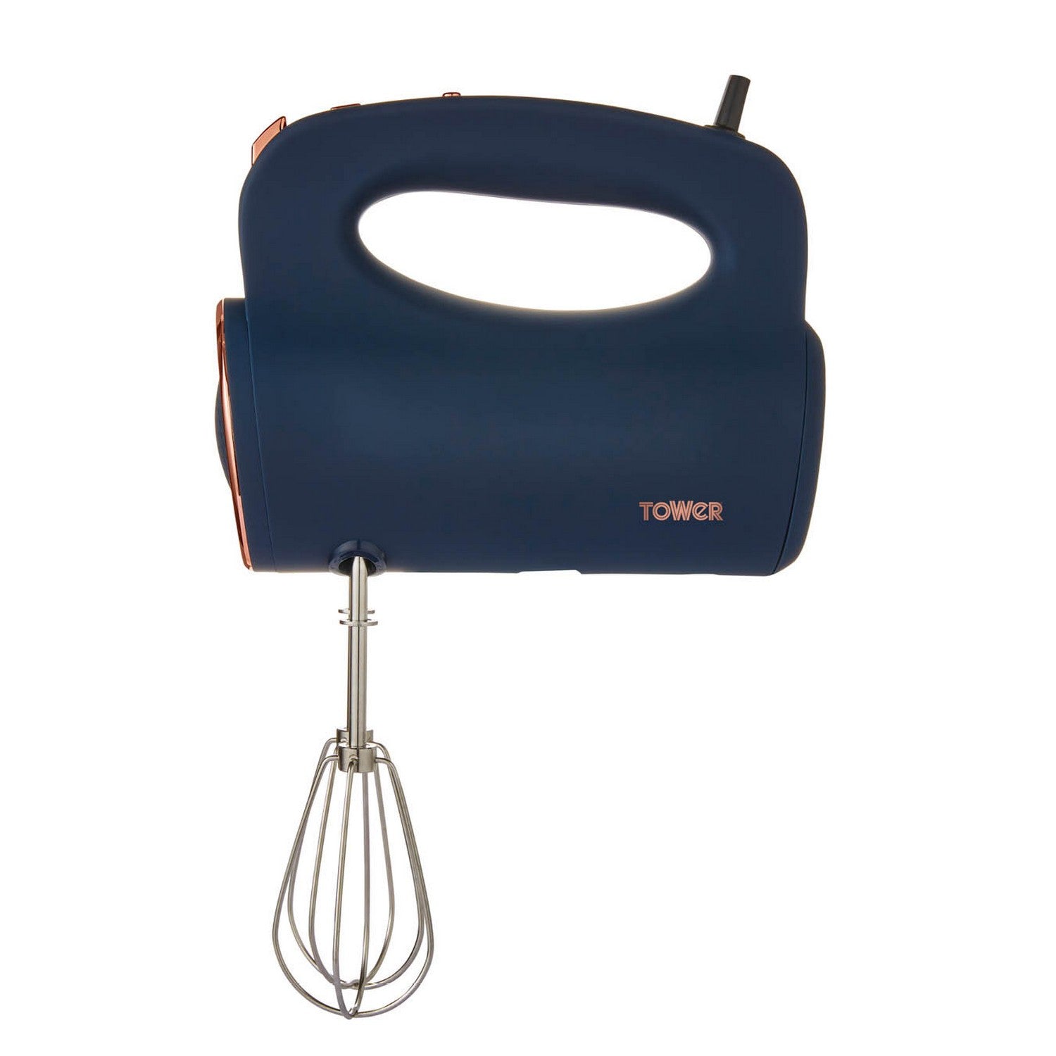 Tower 300W Cavaletto Blue Rose Gold Hand Mixer