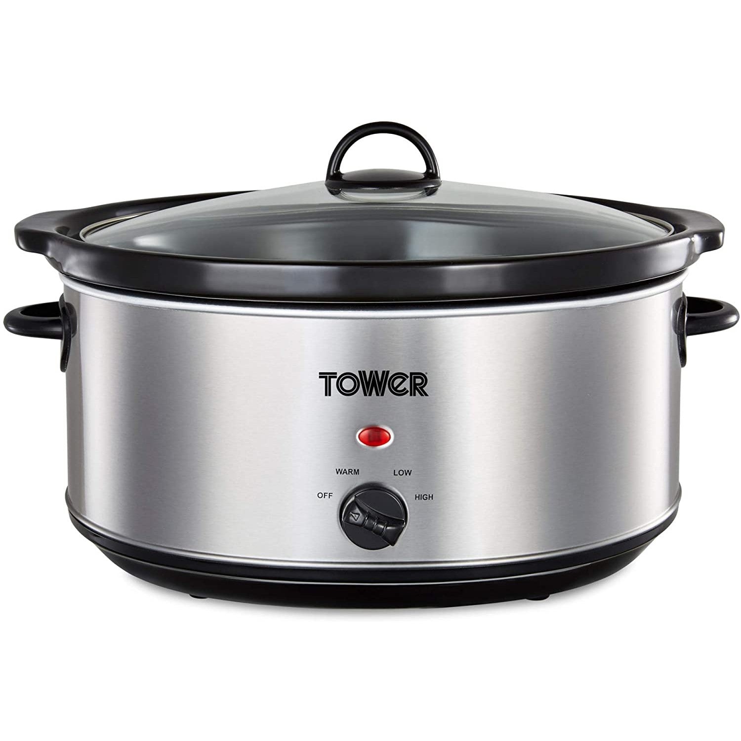 Tower 6.5L Stainless Steel Slow Cooker