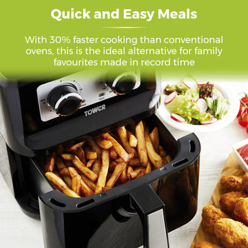 Tower Vortx 5 Litre Black Air Fryer