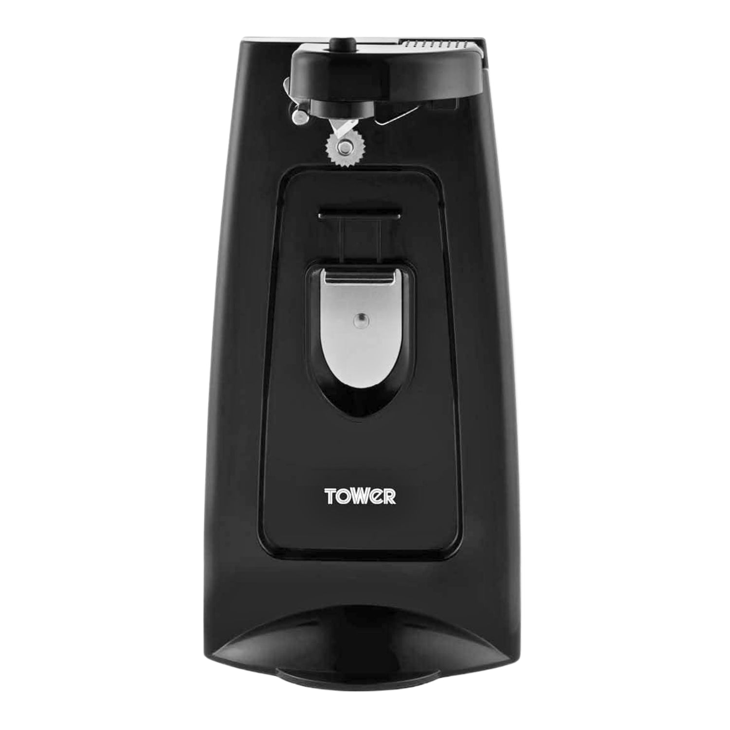 Tower 3-in-1 Electric Can Opener with Knife Sharpener & Bottle Opener Black