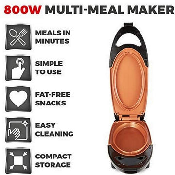 Tower Cerasure+ Copper 800W Portable Multi Meal Maker Copper