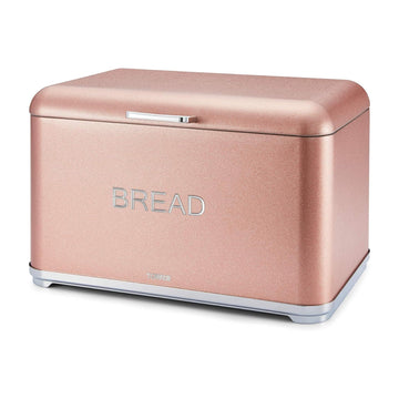 Tower Glitz 13.5L Noir Pink Stainless Steel Bread Bin