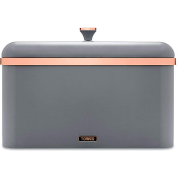 Tower Cavaletto Grey Bread Bin