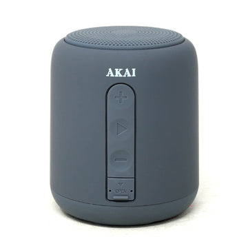 Akai Grey Portable Bluetooth Speaker With Card Slot