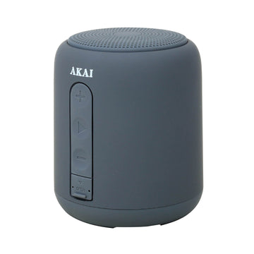 Akai Grey Portable Bluetooth Speaker With TF Card Slot