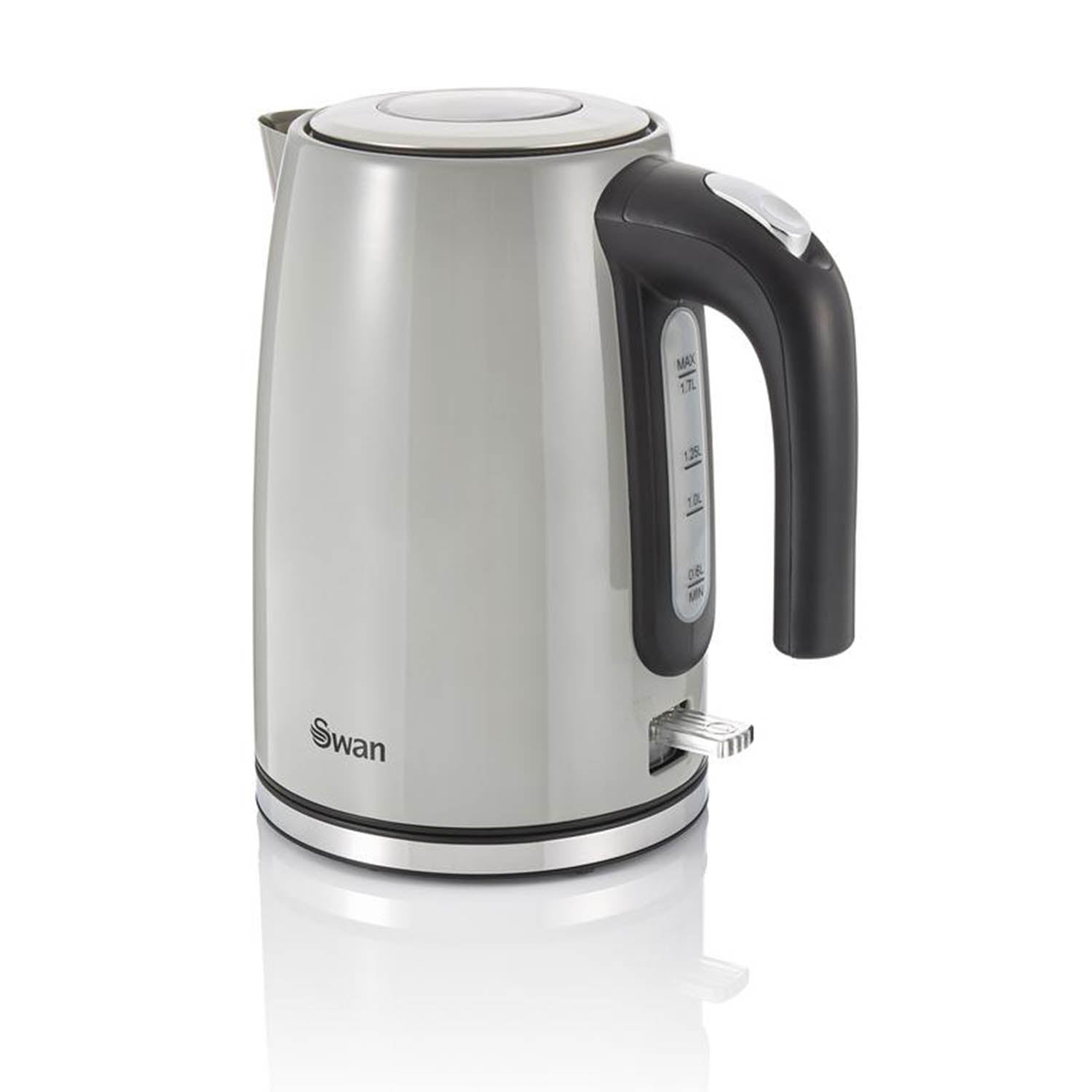 Swan TownHouse 1.7L 2200W Grey Electric Kettle