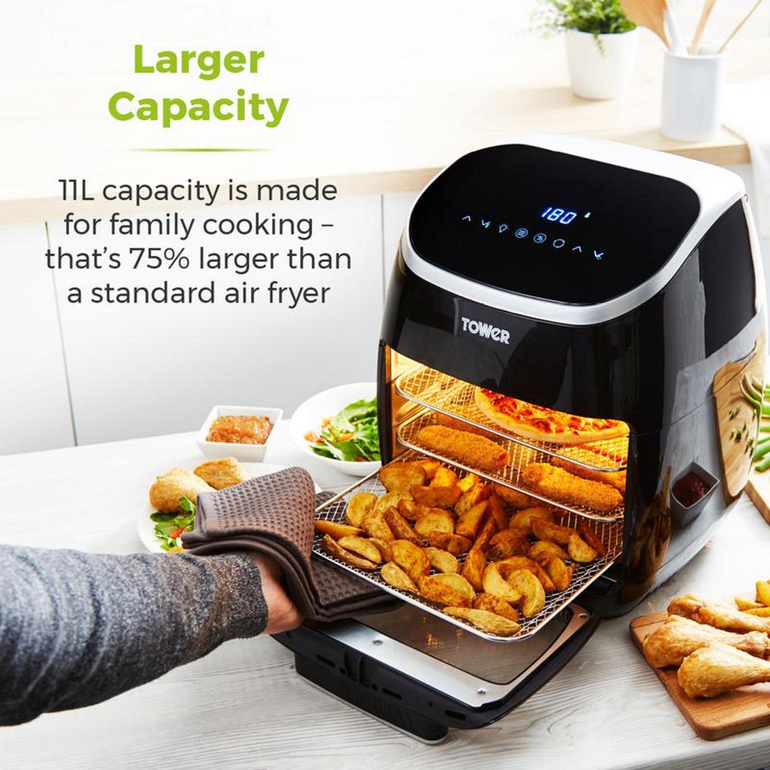 Tower 11l store air fryer digital