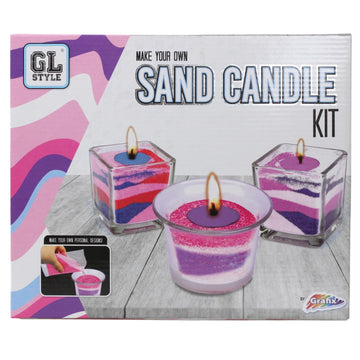 DIY Candle Tealight Sand Art & Craft Creativity Kids Activity Set