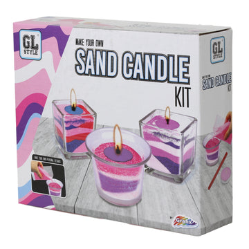 DIY Candle Tealight Sand Art & Craft Creativity Kids Activity Set