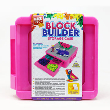 50Pcs Multicoloured Building Blocks & Storage With 4 Compartments