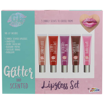 Grafix Scented Glitter Lip Gloss Set