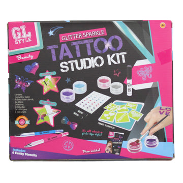 GL Style Glitter Sparkle Tattoo Studio Kit