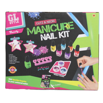 GL Style Glitz & Neon Manicure Nail Kit