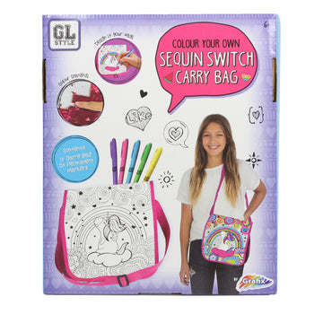 GL Style Colour Your Own Sequin Switch Carry Bag