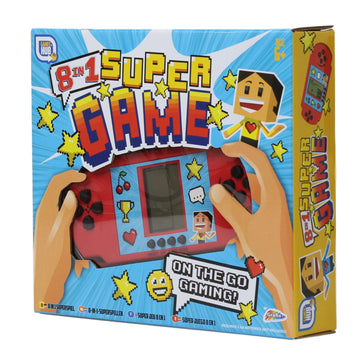 8-In-1 Super Handheld Fun Multi-Gaming Electronic Classic Game