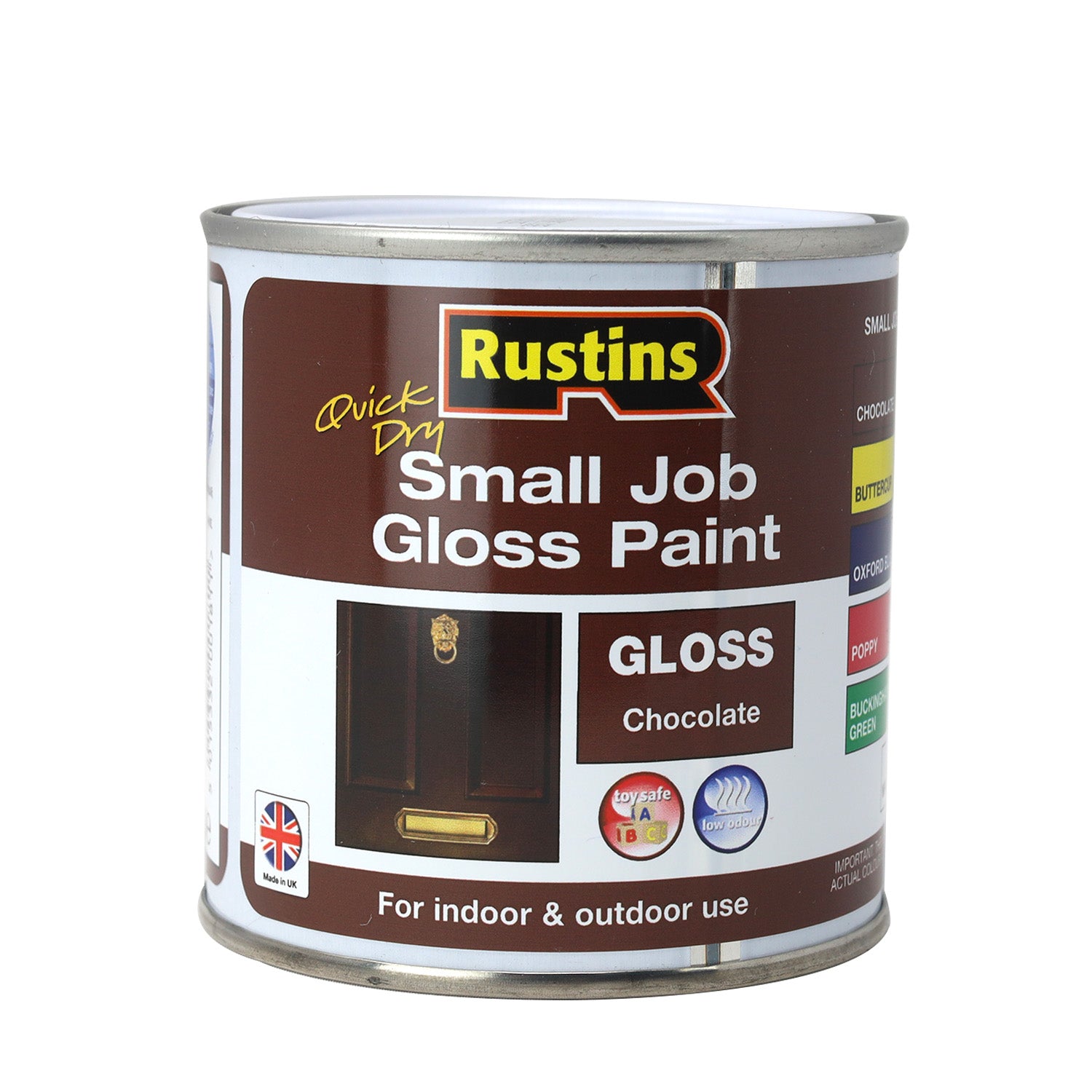 250ml Rustins Quick Dry Chocolate Gloss Paint