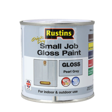 3Pcs Rustins 250ml Pearl Grey Quick Dry Gloss Paint
