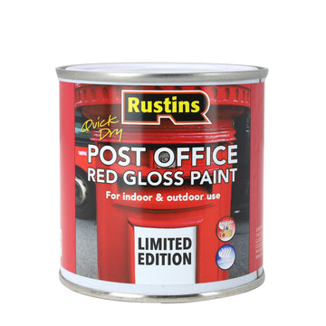 250ml Rustins Quick Dry Post Office Red Gloss Paint